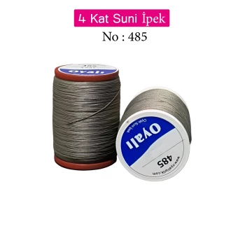 Oyalı 4 Kat Suni İpek İplik İğne Oyası Boncuk İpi Tığ Oyası No:485