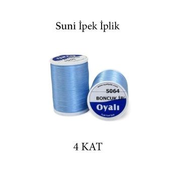 Oyalı 4 Kat Suni İpek İplik İğne Oyası Boncuk İpi Tığ Oyası No:5064