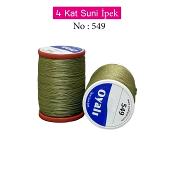 Oyalı 4 Kat Suni İpek İplik İğne Oyası Boncuk İpi Tığ Oyası No:549