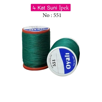 Oyalı 4 Kat Suni İpek İplik İğne Oyası Boncuk İpi Tığ Oyası No:551