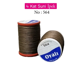 Oyalı 4 Kat Suni İpek İplik İğne Oyası Boncuk İpi Tığ Oyası No:564