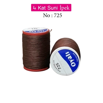 Oyalı 4 Kat Suni İpek İplik İğne Oyası Boncuk İpi Tığ Oyası No:725