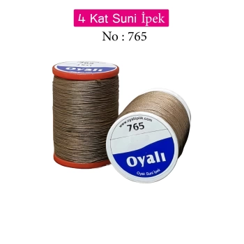Oyalı 4 Kat Suni İpek İplik İğne Oyası Boncuk İpi Tığ Oyası No:765
