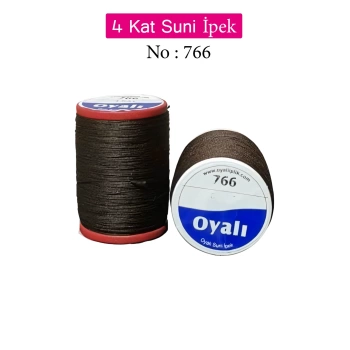 Oyalı 4 Kat Suni İpek İplik İğne Oyası Boncuk İpi Tığ Oyası No:766