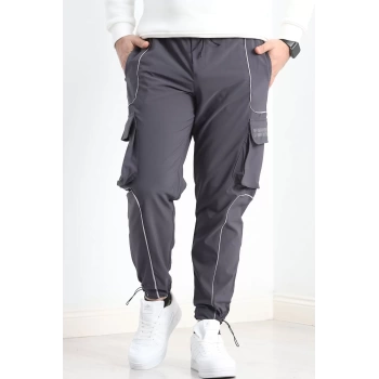 Paraşüt Kumaş Jogger Alt Antrasit - 19384.1874.