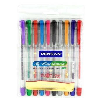 Pensan My-Kıng Simli Jel Kalem 10Lu Set