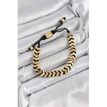 Pirinç Asansörlü Gold Renk Juju Kadın Bileklik