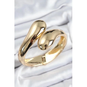 Pirinç Sarmal Model Gold Renk Kadın Kelepçe