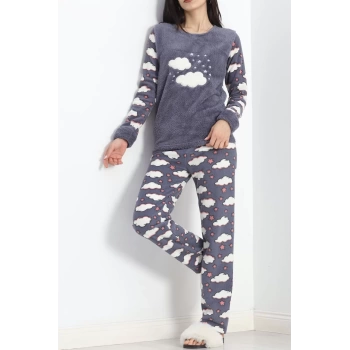 Polar Pijama Takımı Füme - 19200.1048.