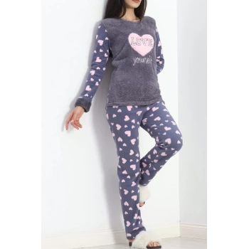 Polar Pijama Takımı Füme1 - 19215.1048.