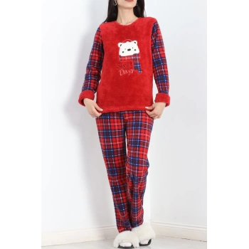 Polar Pijama Takımı Kırmızı1 - 19216.1048.