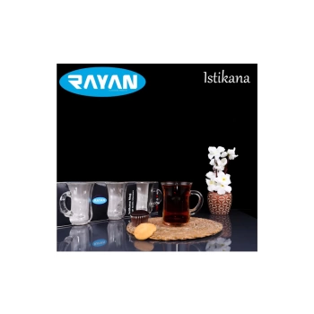 Rayan İstikana Mug 6lı Kulplu Çay Bardağı