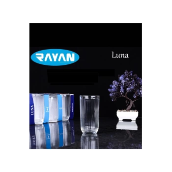 Rayan Luna 6lı Çizgili Su Bardağı