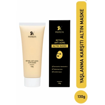 Retinol Anti-aging Altın Maske 130 G – Soyulabilir Maske | Kırışıklık Ve Yaşlanma Karşıtı