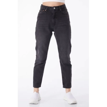 Slimfit mom jeans pantolon
