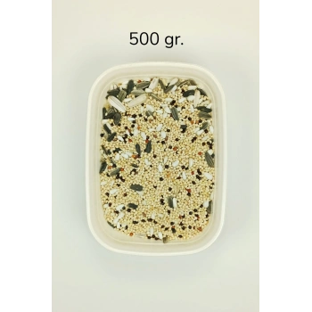 Sultan Papağanı Karışık Doğal Taze Kuş Yemi - 500 gr