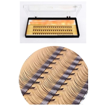 Tekli Takma Kirpik Gerçek Kıl - 11 Mm