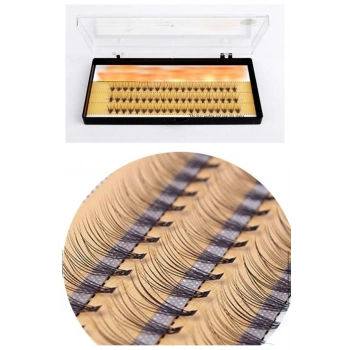 Tekli Takma Kirpik Gerçek Kıl - 14 Mm