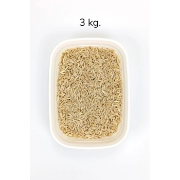 Tüm Kuşlar İçin Doğal Taze Soyulmuş İç Yulaf - 3 kg