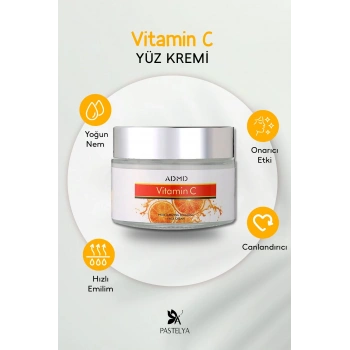 Vitamin C Yüz Kremi 50 G – Nemlendirici Ve Onarıcı