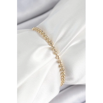 Xuping Pirinç Dorika Model Gold Renk Kadın Bileklik