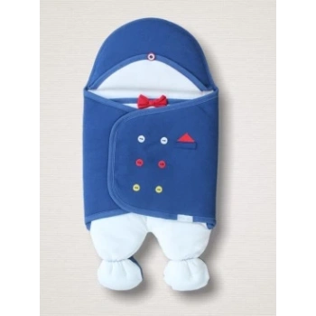 Yenidoğan Smokin Centilmen Ayaklı Erkek Bebek Kundak