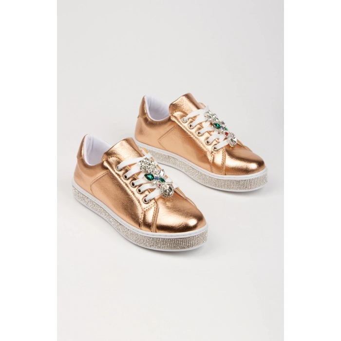 Kadın Taş Detay Sneakers Rose