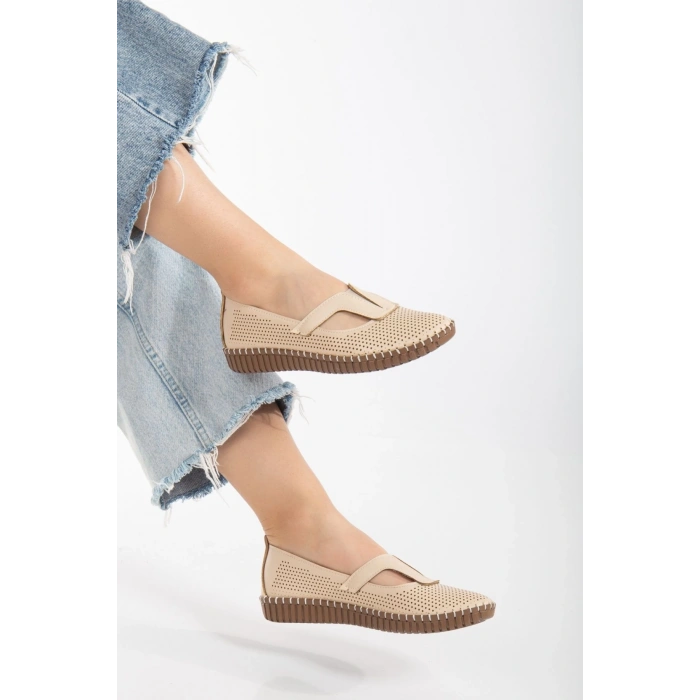 Kadın Günlük Rahat Babet Bej V