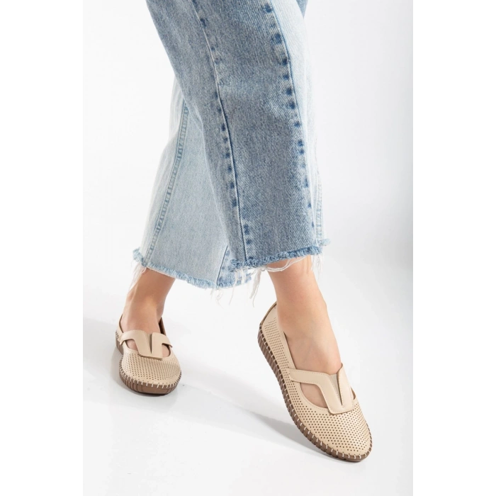 Kadın Günlük Rahat Babet Bej V