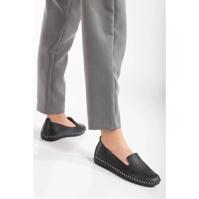 Kadın Günlük Rahat Babet Siyah