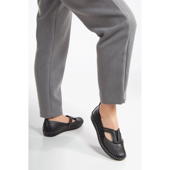 Kadın Günlük Rahat Babet Siyah V