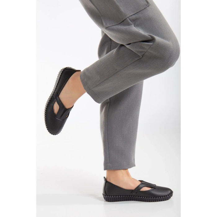 Kadın Günlük Rahat Babet Siyah V