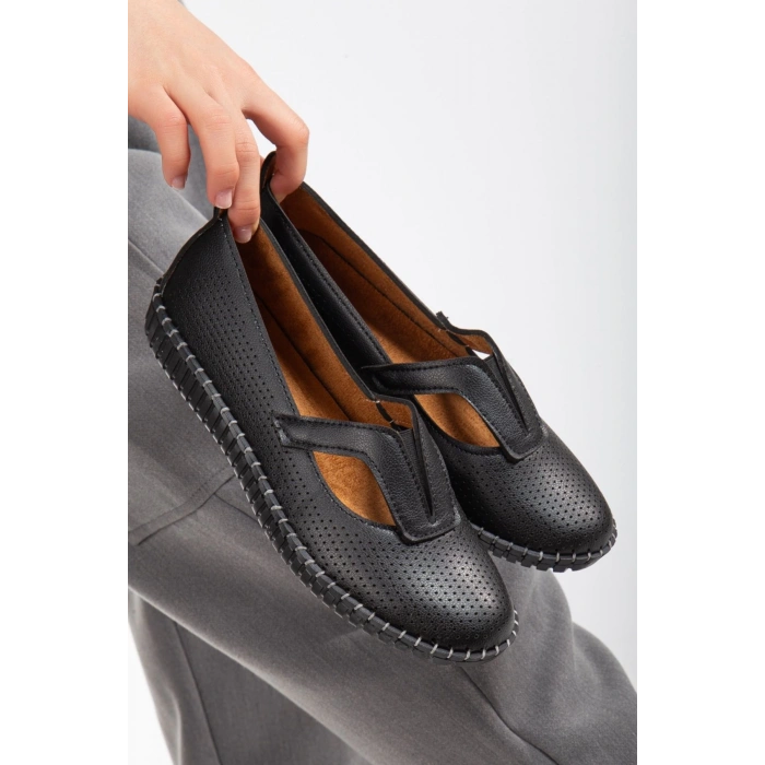 Kadın Günlük Rahat Babet Siyah V