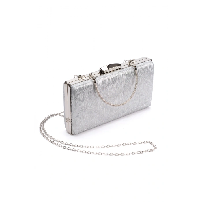 Arkası Açık Sivri Burunlu Şık Topuklu Ayakkabı ve Çanta Takımı