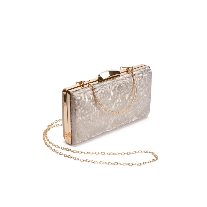 Arkası Açık Sivri Burunlu Şık Topuklu Ayakkabı ve Çanta Takımı