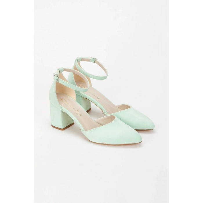 Kadın Kısa Topuklu Günlük Ayakkabı Yeşil