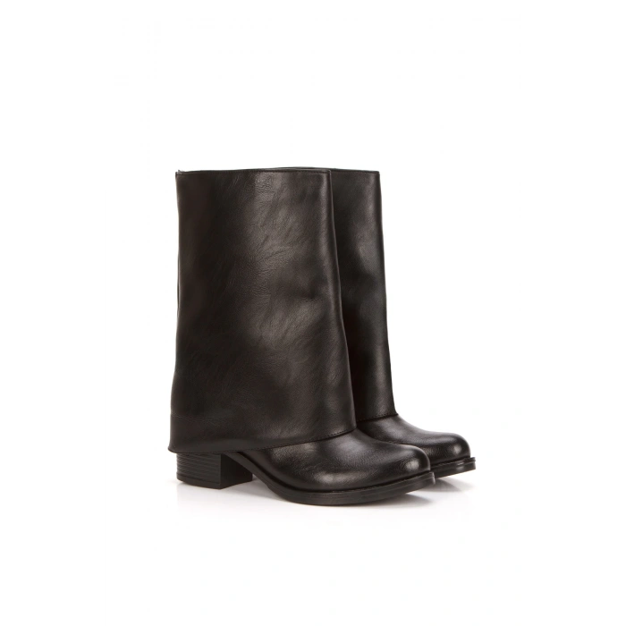 Kadın Özel Üretim Siyah Bot