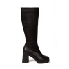 Kadın Siyah Yüksek Topuklu Dekolte Çizme