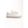 Kadın Taş Detay Sneakers Beyaz