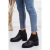 Kadın Hakiki Deri Şık Bot Siyah
