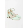 Kadın Kısa Topuklu Günlük Ayakkabı Yeşil