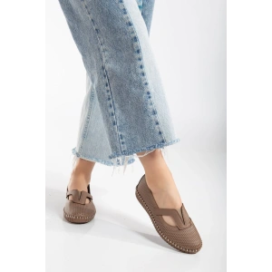 Kadın Günlük Rahat Babet Vizon V