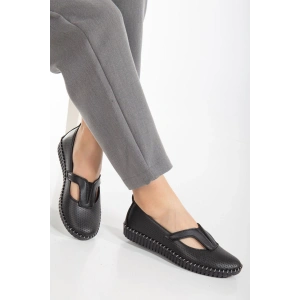 Kadın Günlük Rahat Babet Siyah V