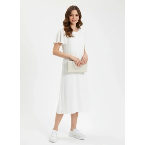 Kadın Inci Taş Işlemeli Alçak Tabanlı Spor Gelinlik Ayakkabı ve Çanta Takımı