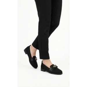 Kadın Siyah Günlük Makosen Triko Babet