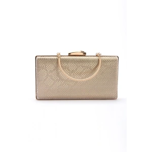 Kadın Altın Yılan Abiye Çanta