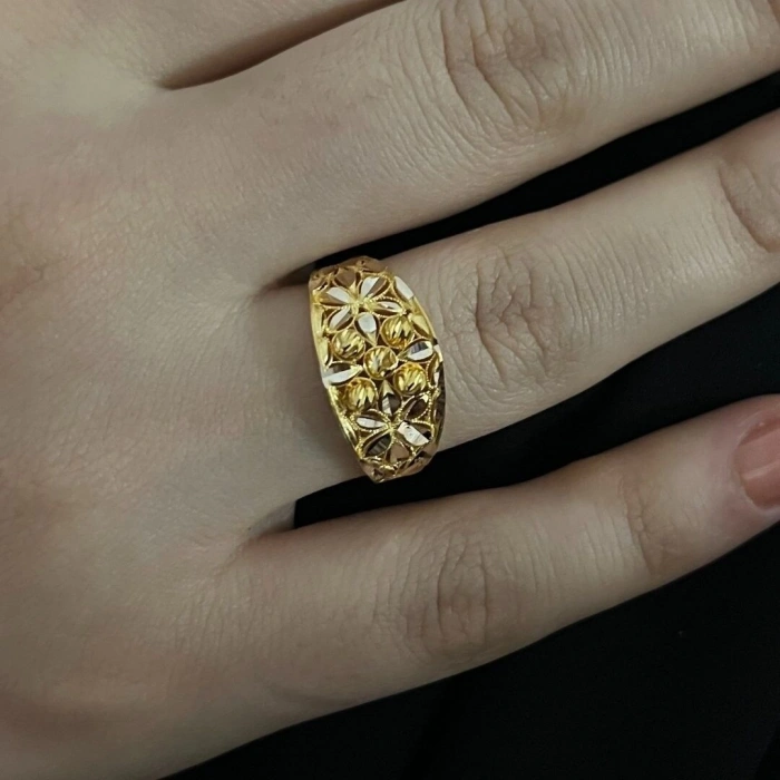 14 Ayar Altın Başak Yüzük