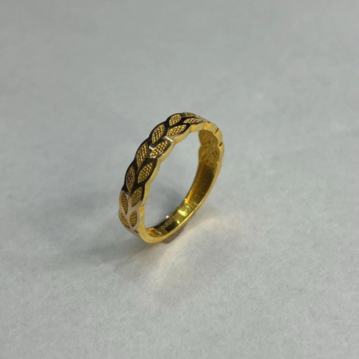 14 AYAR ALTIN ÇİFTLİ BAŞAK YÜZÜK