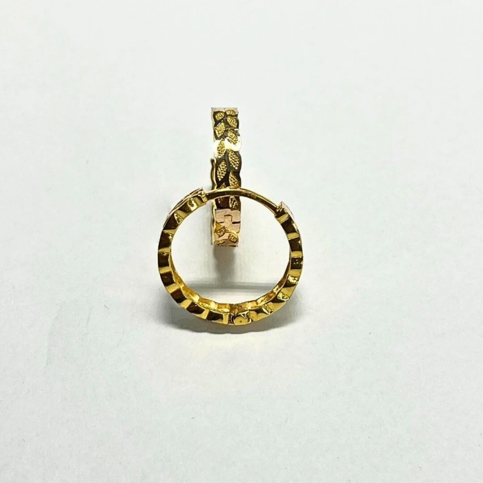 14 Ayar Altın Sarı Başak Küpe