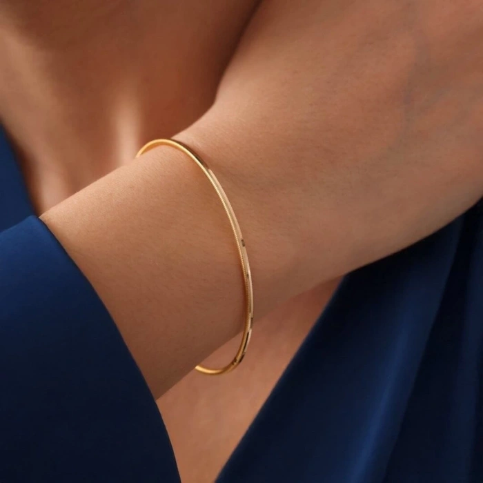 8 Ayar Altın Ajda Bilezik